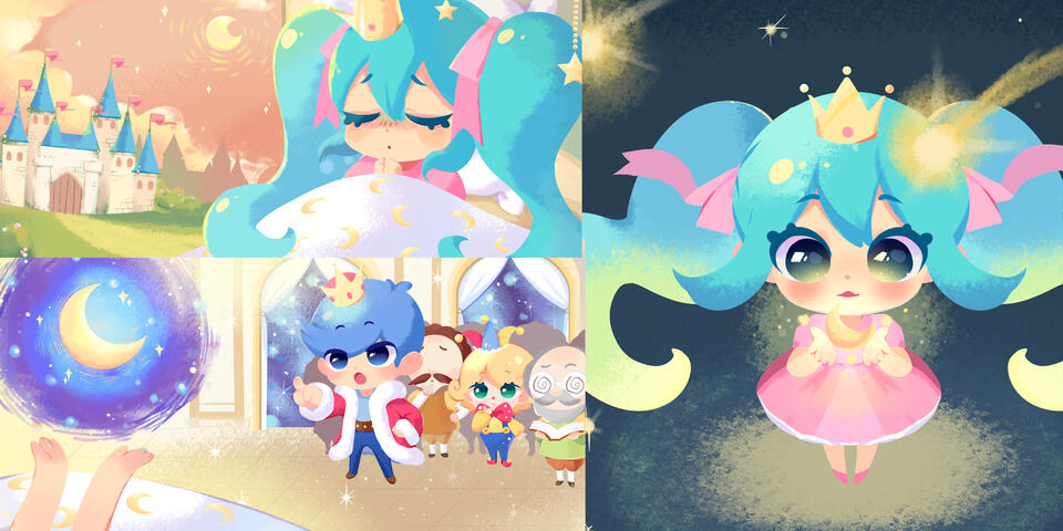 A children’s comic illustration I created as part of my graduation project at the University of Fine Arts.