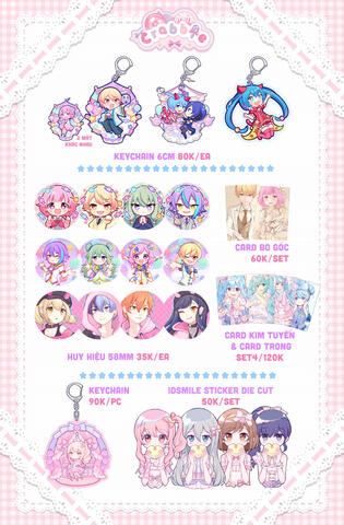 Color Fiesta Booth - Fanmade merch I illustrated and sold at the Color Fiesta festival