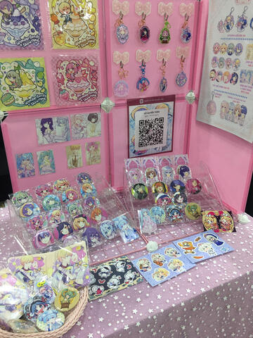 Fan made merch I illustrated and sold at the Color Fiesta festival.