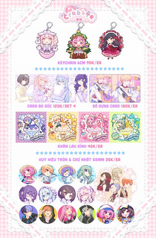 Fan-made merch I illustrated and sold at the Color Fiesta festival.